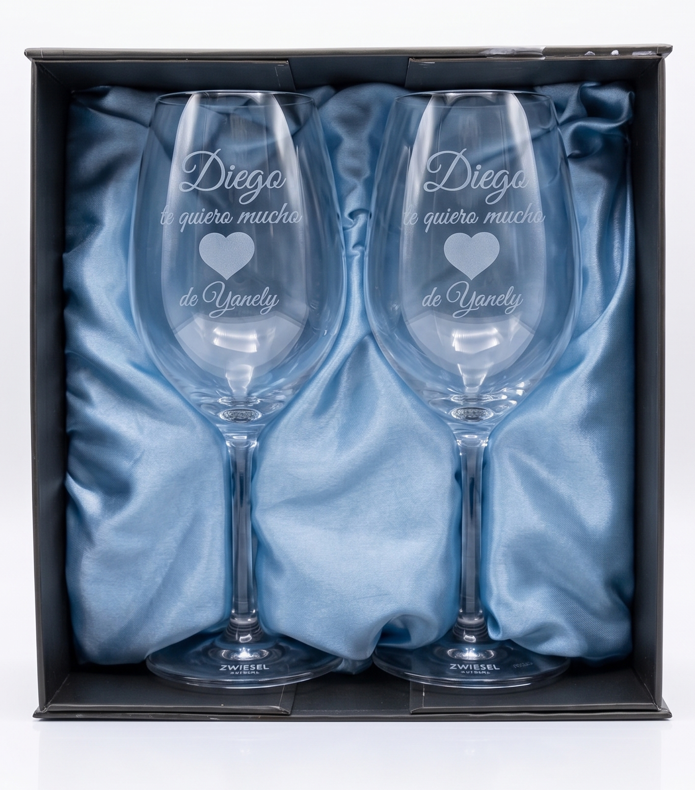 2 Copas de vino Zwiesel 47cl con estuche 60€