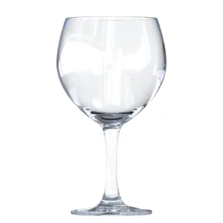Copa gin tonic grabada